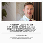 The LYMA Youth System - Tighter jawline. Fewer wrinkles. Firmer neck. This is what happens when three technologies are engineered as one anti-aging system.