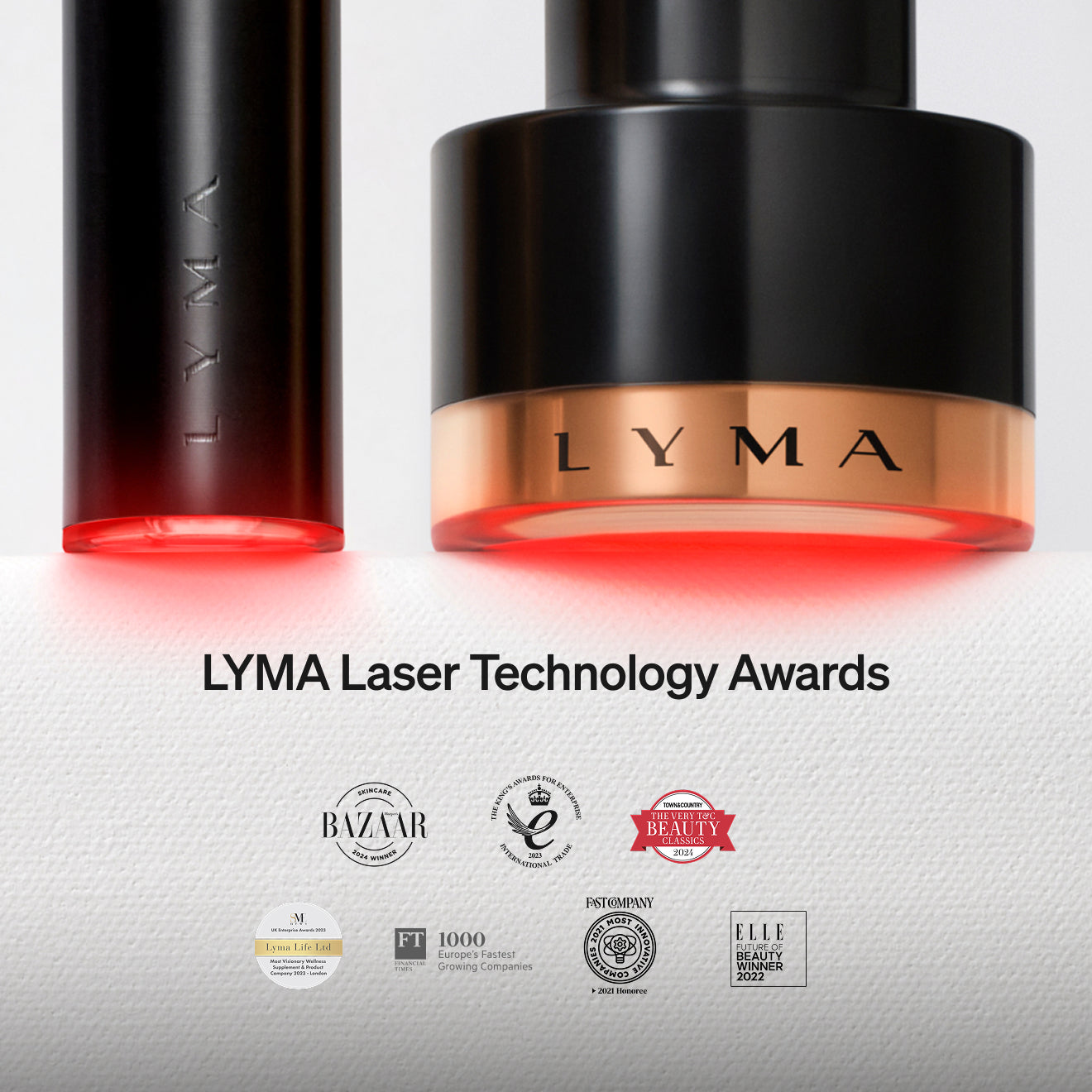 The LYMA PRO Youth System - Tighter jawline. Fewer wrinkles. Firmer neck. This is what happens when three technologies are engineered as one anti-aging system.